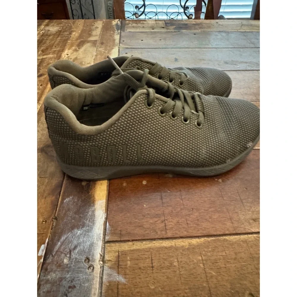 NOBULL SuperFabric Trainer Army Green Olive Drab Womens 7 CrossFit Shoes